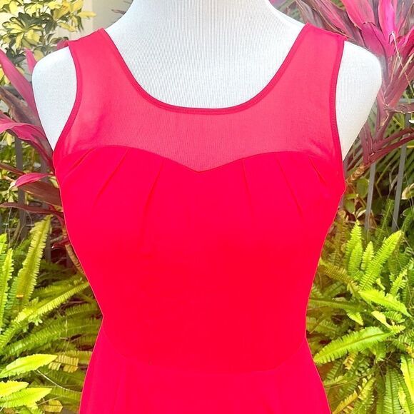 🍍3/$15🍍 Express Mesh Detail Fit & Flare Dress - Picture 2 of 7